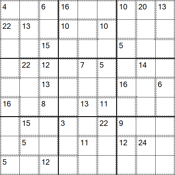 Killer Sudoku - Medium