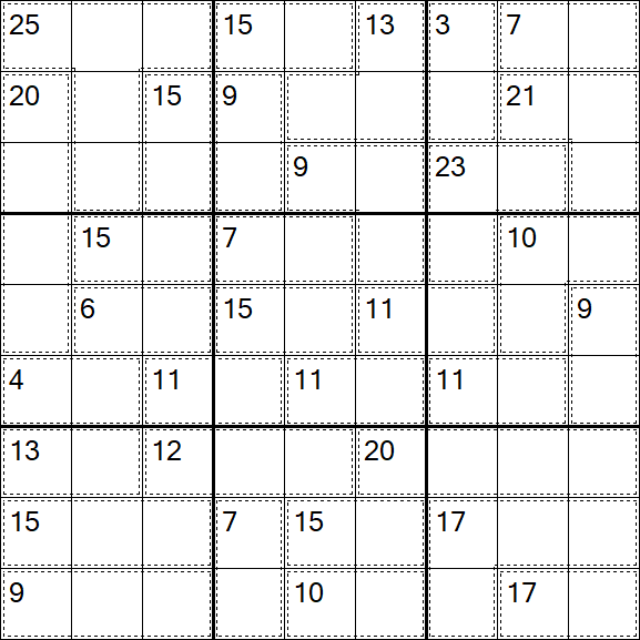 Killer Sudoku - Medium