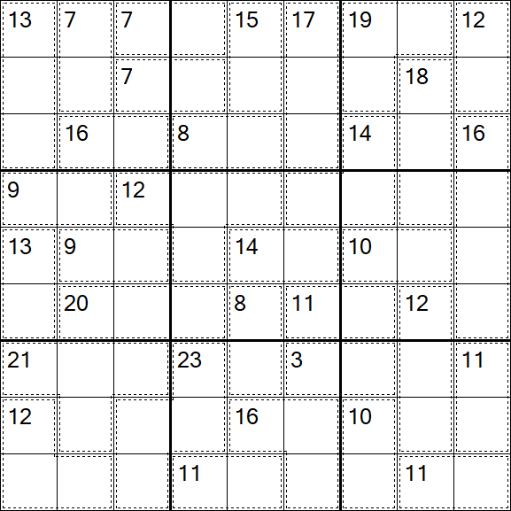 Killer Sudoku - Medium