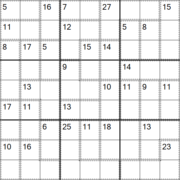 Killer Sudoku - Medium