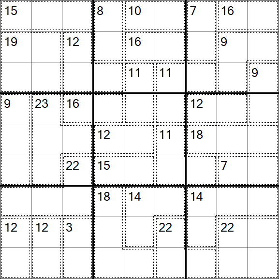 Killer Sudoku - Medium