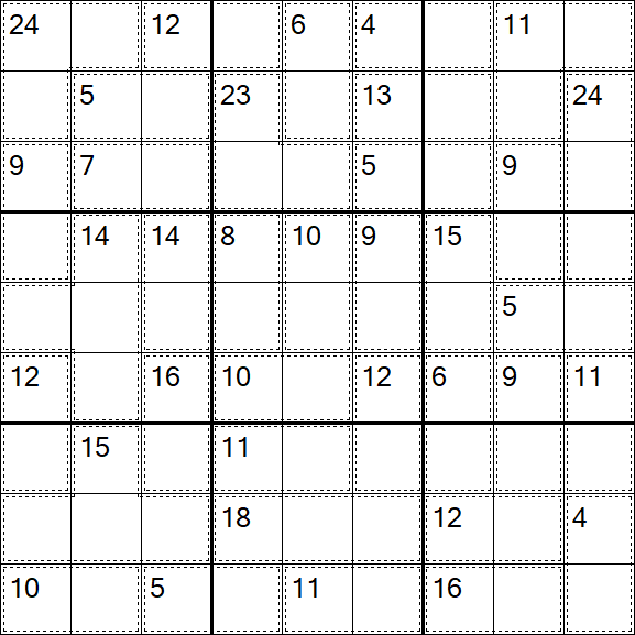 Killer Sudoku - Medium