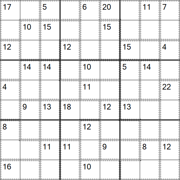 Killer Sudoku - Medium