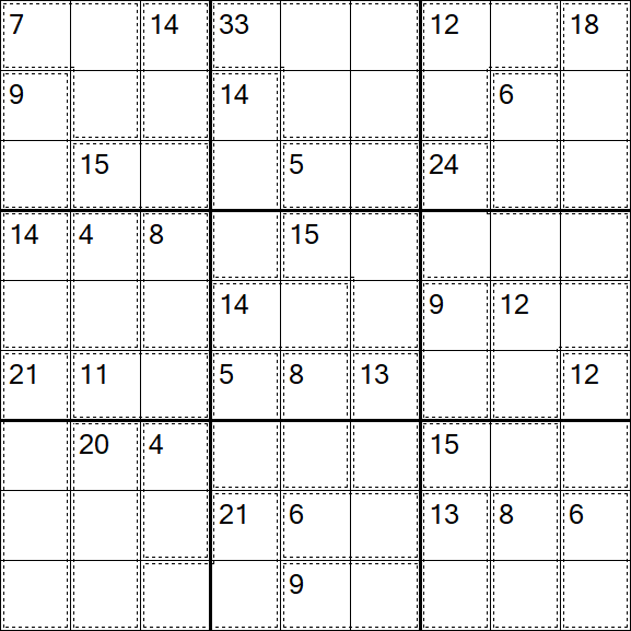 Killer Sudoku - Medium
