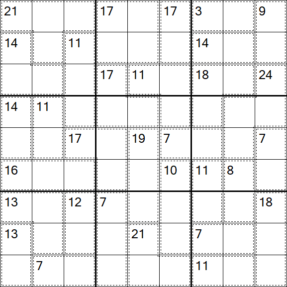 Killer Sudoku - Medium