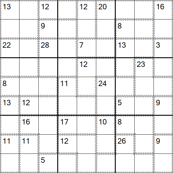 Killer Sudoku - Medium