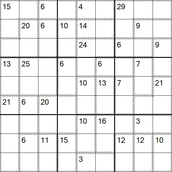 Killer Sudoku - Medium