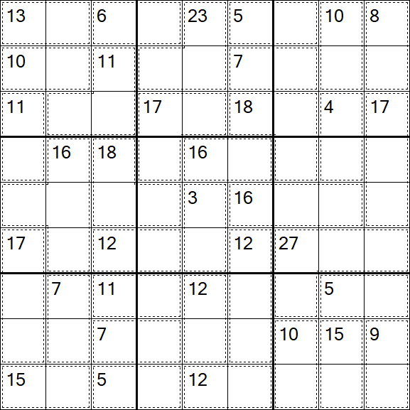 Killer Sudoku - Medium