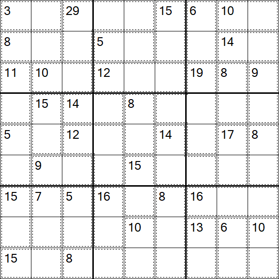 Killer Sudoku - Medium