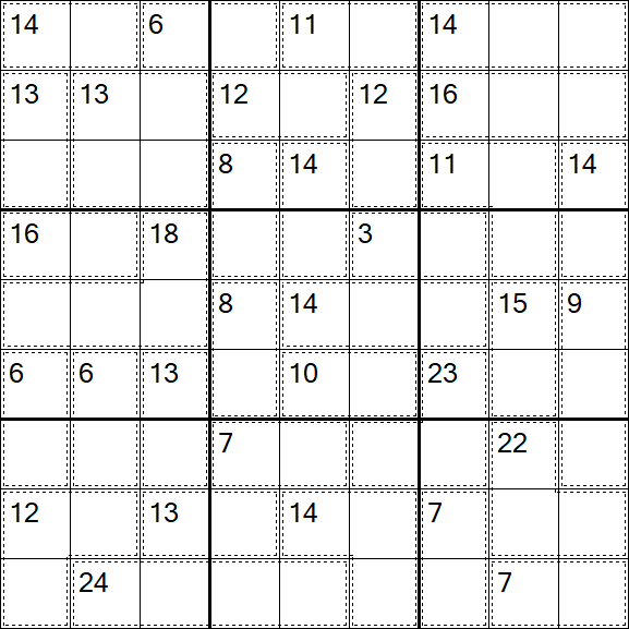 Killer Sudoku - Medium