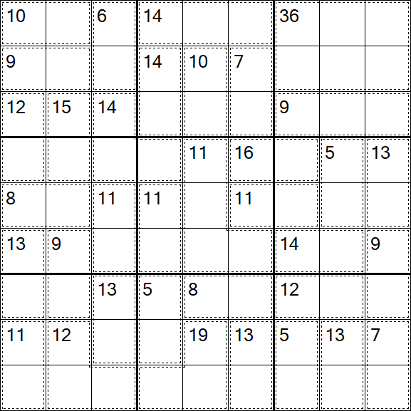 Killer Sudoku - Medium