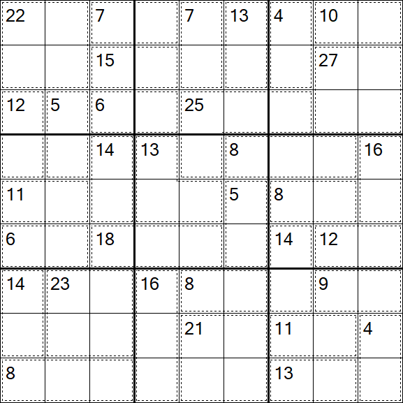 Killer Sudoku - Medium
