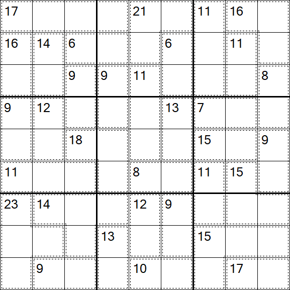 Killer Sudoku - Medium