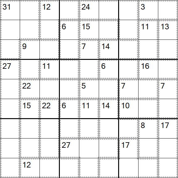 Killer Sudoku - Medium