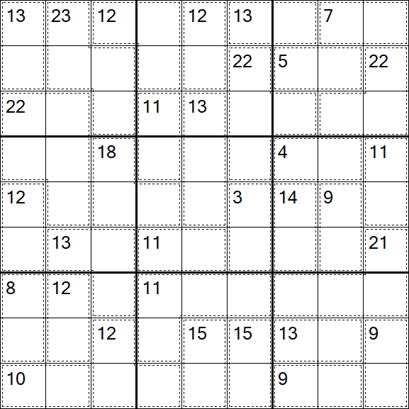 Killer Sudoku - Medium
