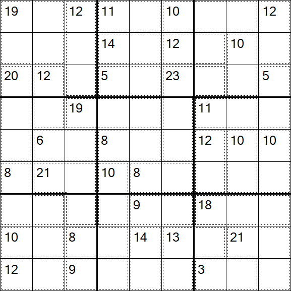 Killer Sudoku - Medium