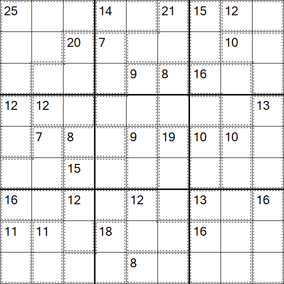 Killer Sudoku - Medium