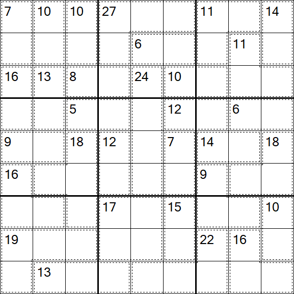 Killer Sudoku - Medio