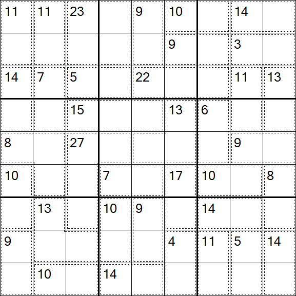 Killer Sudoku - Medium