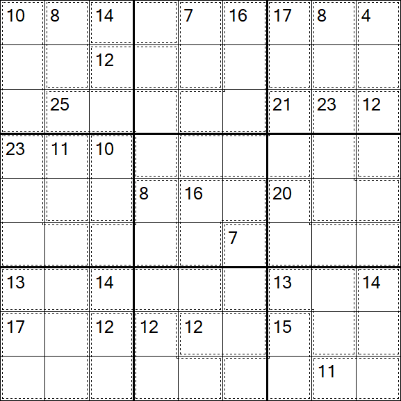 Killer Sudoku - Medium