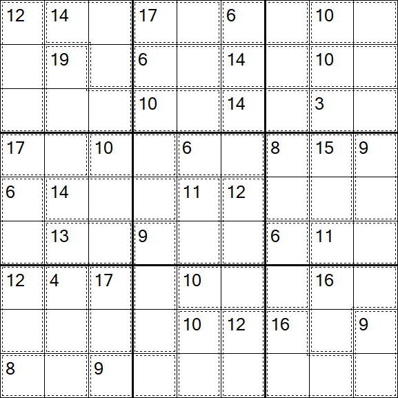 Killer Sudoku - Medium