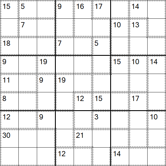 Killer Sudoku - Medium