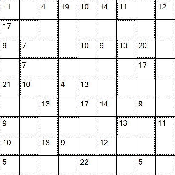 Killer Sudoku - Medium