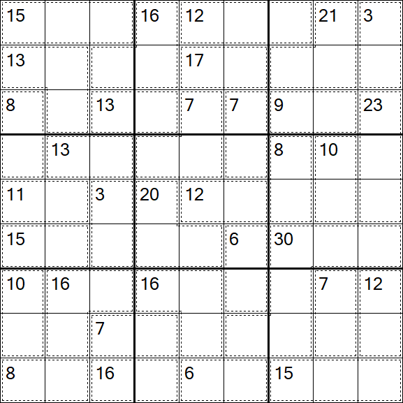 Killer Sudoku - Medium