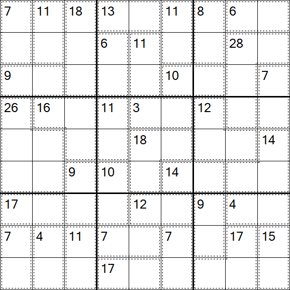 Killer Sudoku - Medium