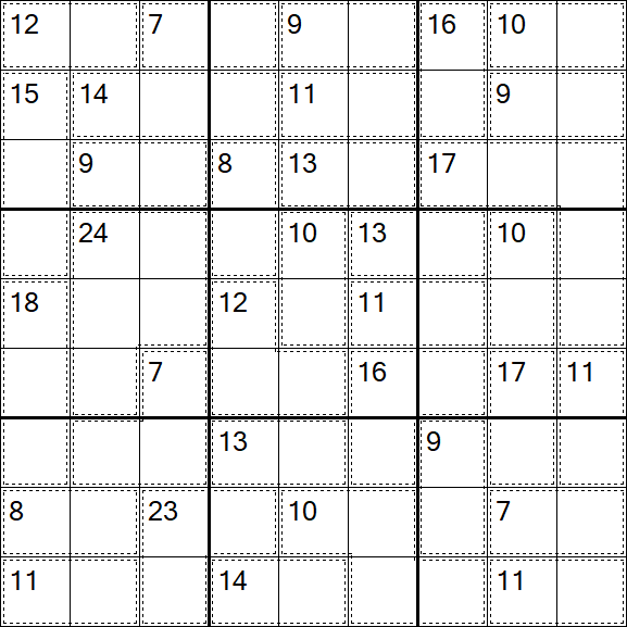 Killer Sudoku - Medium