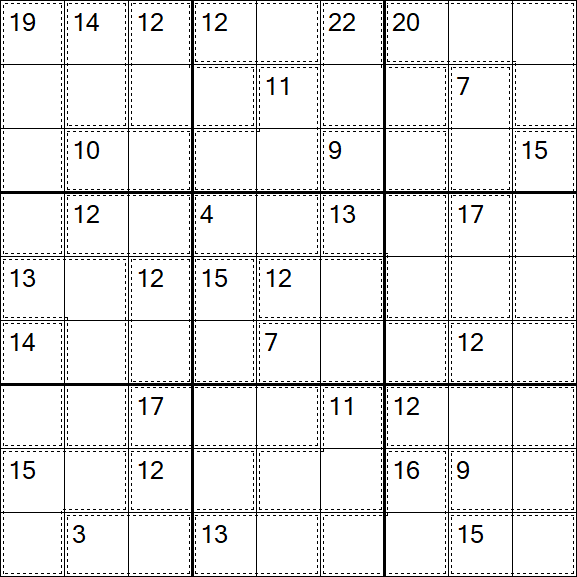 Killer Sudoku - Medium