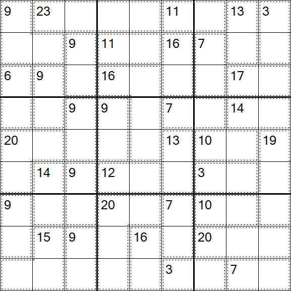Killer Sudoku - Medium