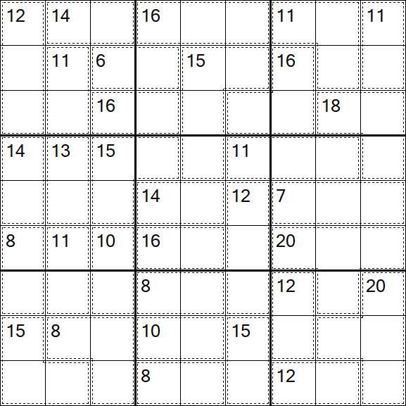 Killer Sudoku - Medium