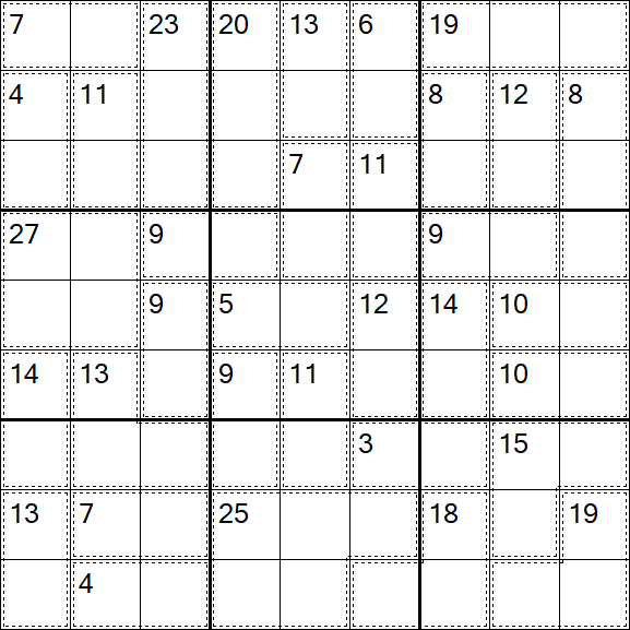 Killer Sudoku - Medium