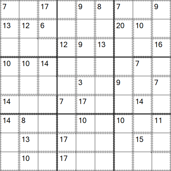 Killer Sudoku - Medium