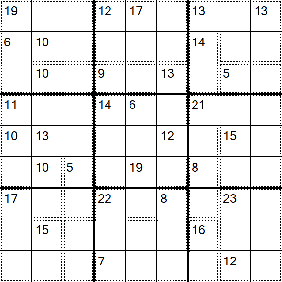 Killer Sudoku - Medium