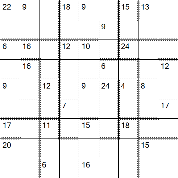Killer Sudoku - Medium