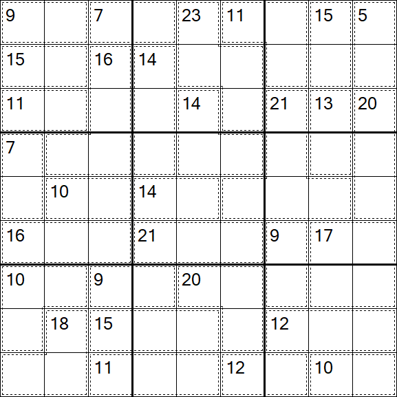 Killer Sudoku - Medium