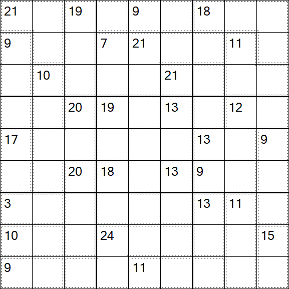 Killer Sudoku - Medium