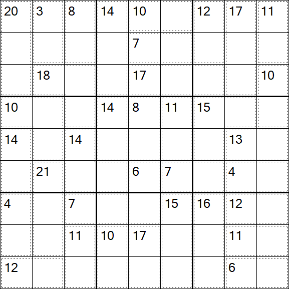 Killer Sudoku - Medium