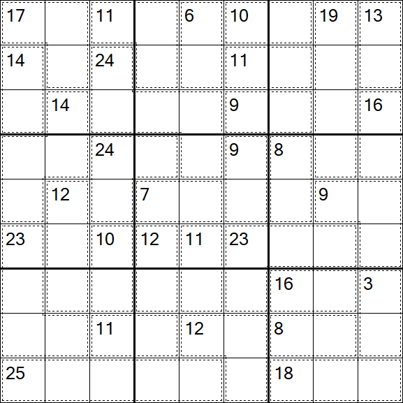 Killer Sudoku - Medium