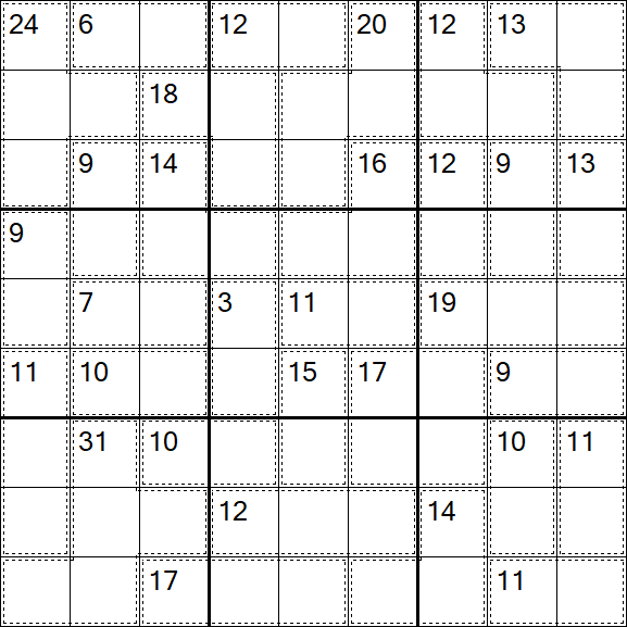 Killer Sudoku - Medium