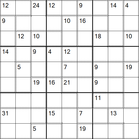 Killer Sudoku - Medium