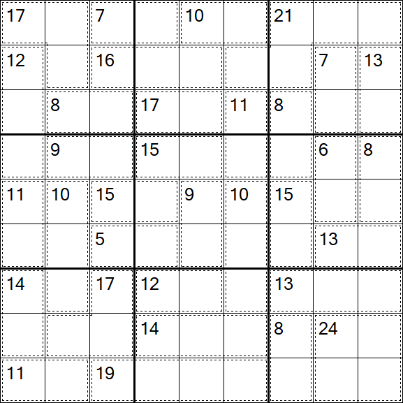 Killer Sudoku - Medium