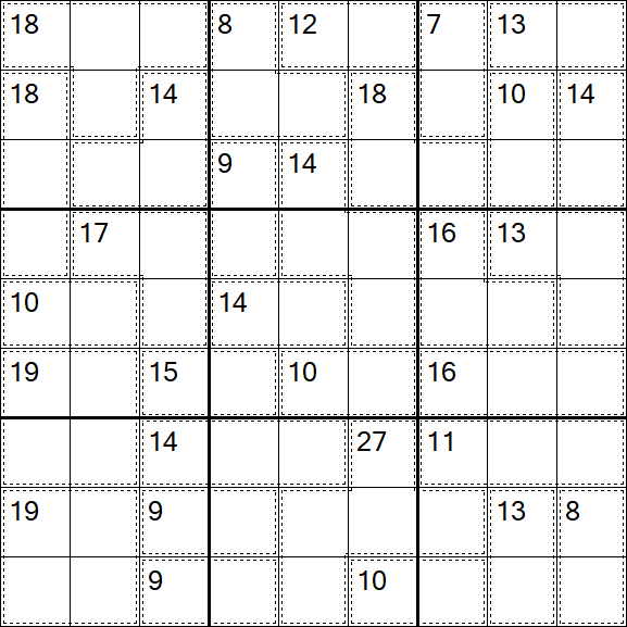 Killer Sudoku - Medium