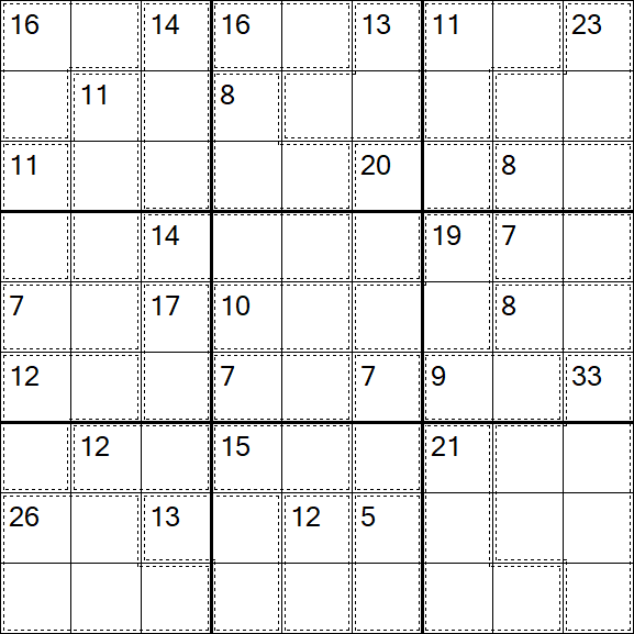 Killer Sudoku - Medium