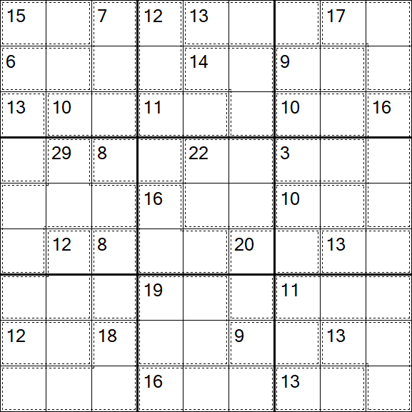 Killer Sudoku - Medium