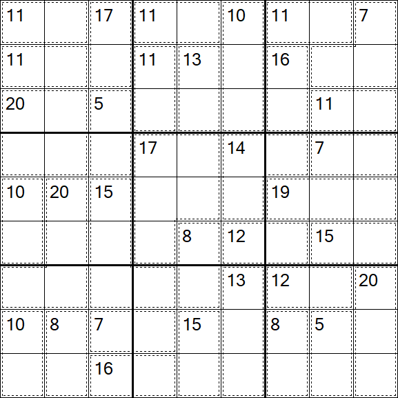Killer Sudoku - Medium