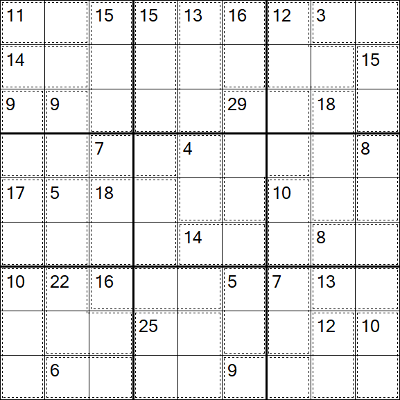 Killer Sudoku - Medium