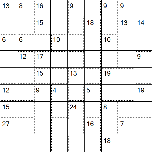 Killer Sudoku - Medium